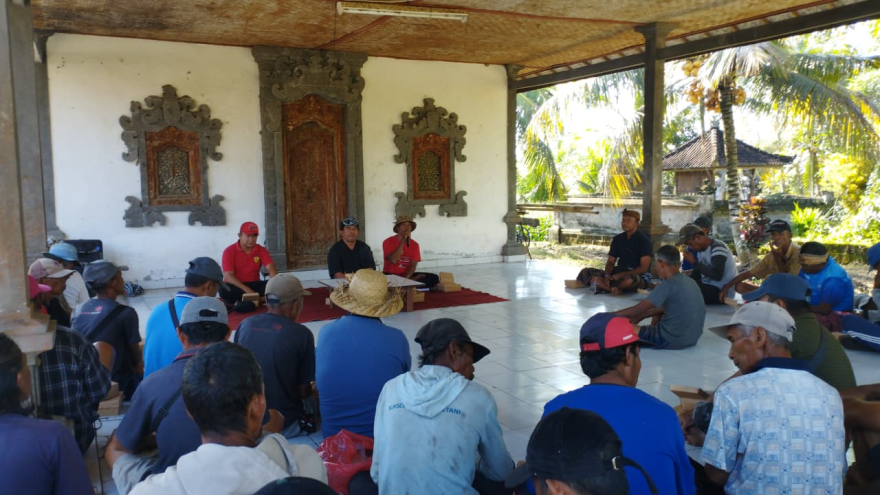 Reses Anggota DPRD Tabanan di Pekasehan Subak Sidang Rapuh