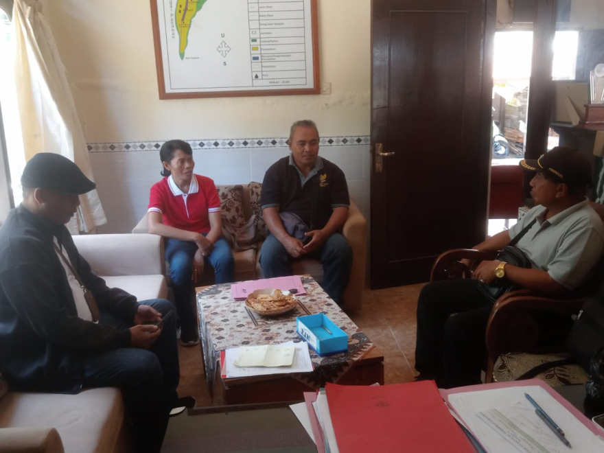 Kunjungan Kesbangpol Tabanan  ke Kantor Desa Marga Dauh Puri